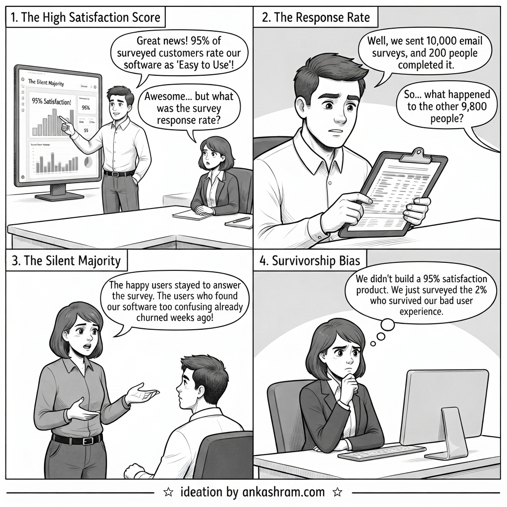 Survivorship Bias in Customer Feedback: The Hidden Problem